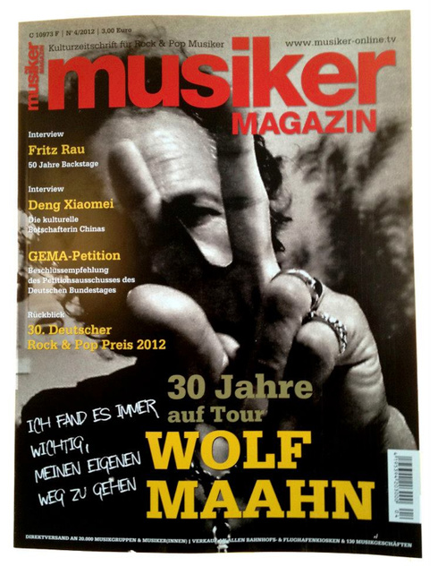 Musiker Titelstory – Interview Auszüge Musiker Titelstory – Interview Auszüge